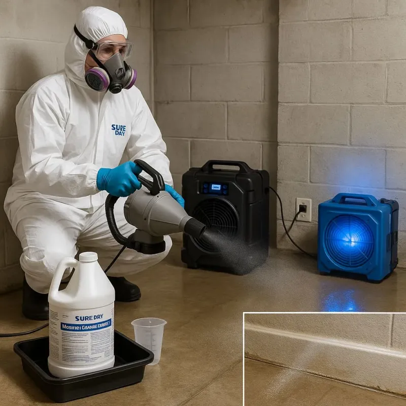 Sanitization and Odor Removal process in South Beloit, IL